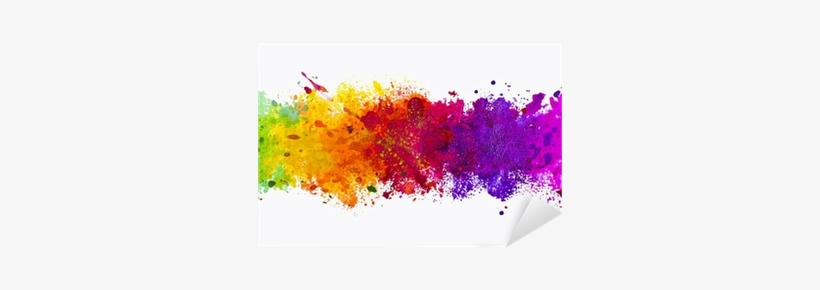 Abstract Artistic Watercolor Splash Background Sticker - Artistic Watercolor Splash - Abstract Canvas Art Print, transparent png download
