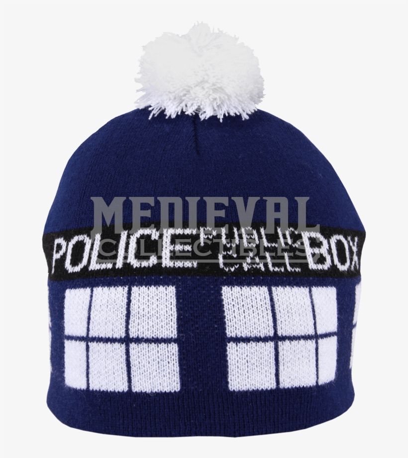 Doctor Who Tardis Pom Beanie - Elope Doctor Who Tardis Pom Beanie, transparent png download