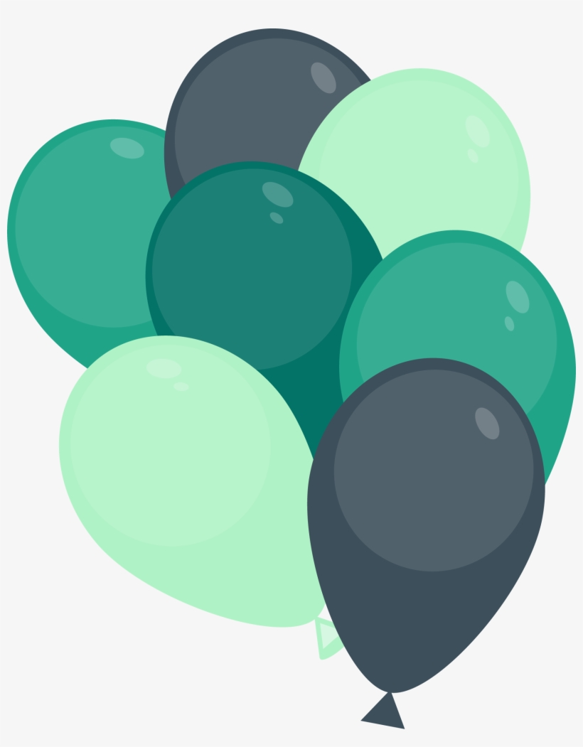 Blue Balloon Drawing - Balloon Drawing, transparent png download