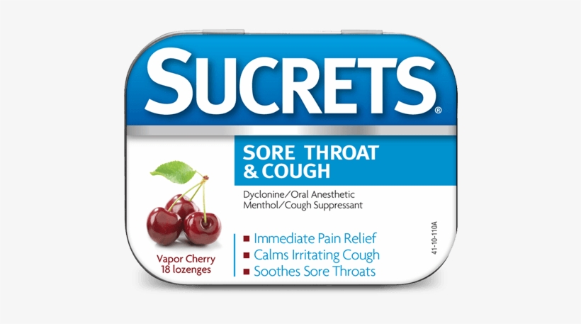 Vapor Cherry - Sucrets Sucrets Complete Lozenges Vapour Cherry, transparent png download