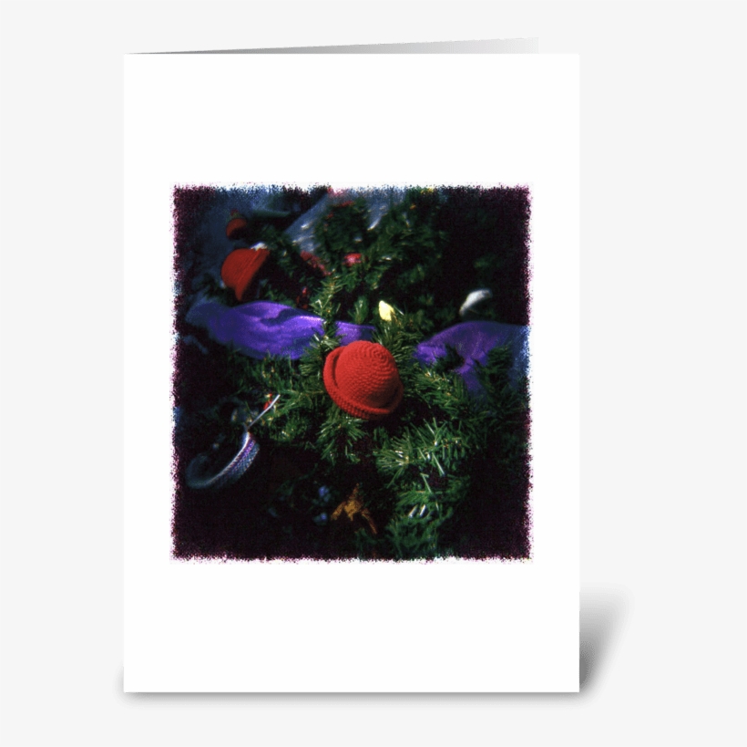 Elf Hat Greeting Card - Christmas Ornament, transparent png download