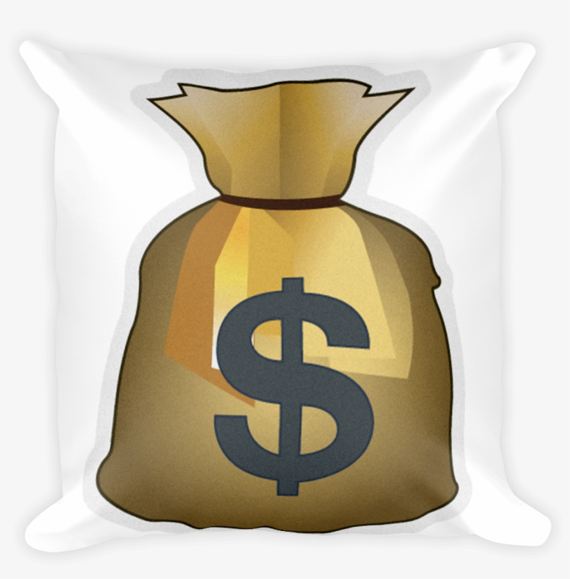 Emoji Pillow - Money Bag - Emoji Dinero Png, transparent png download
