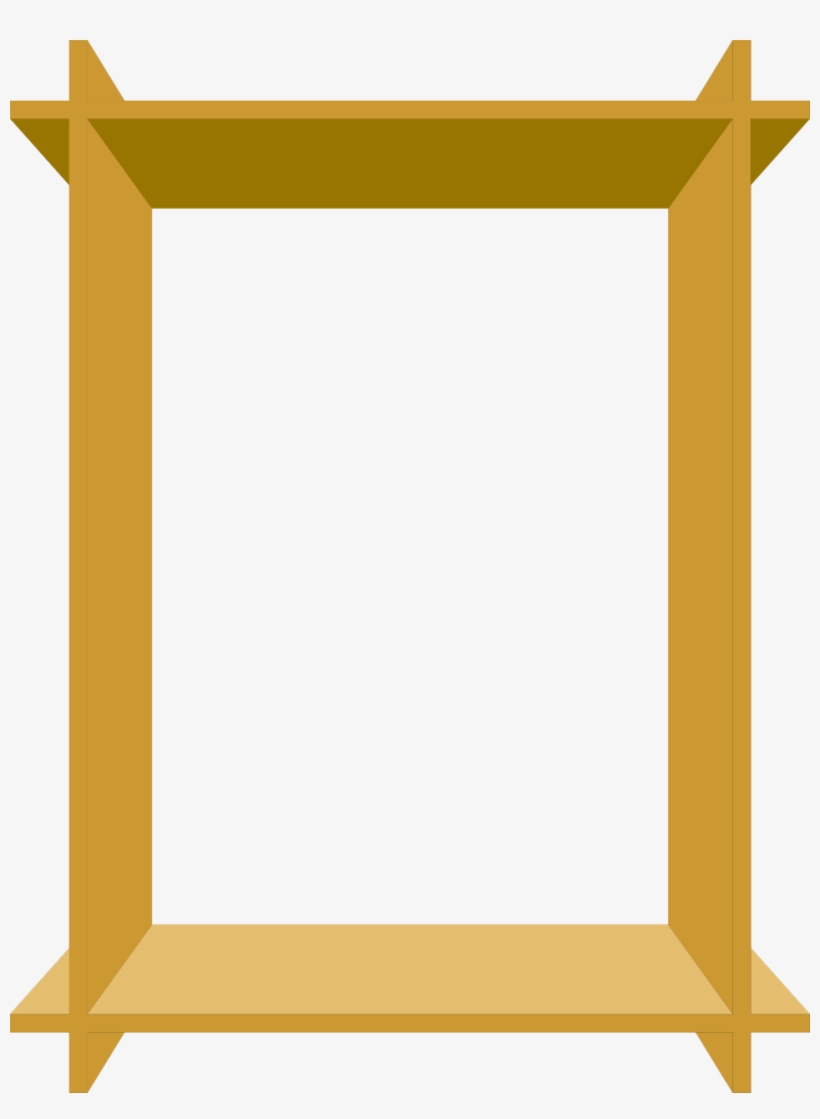 Picture Frame Free Stock Photo Illustration Of An Empty - Clip Art, transparent png download