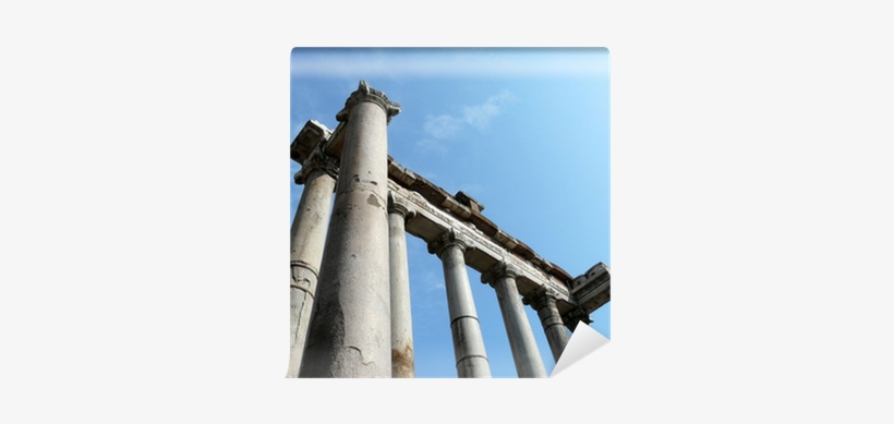 Ancient Columns At The Roman Forum In Rome, Italy Wall - Roman Forum, transparent png download