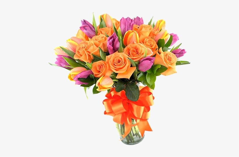 Arreglo Floral Con Rosas Lindos - Arreglos De Flores Png, transparent png download