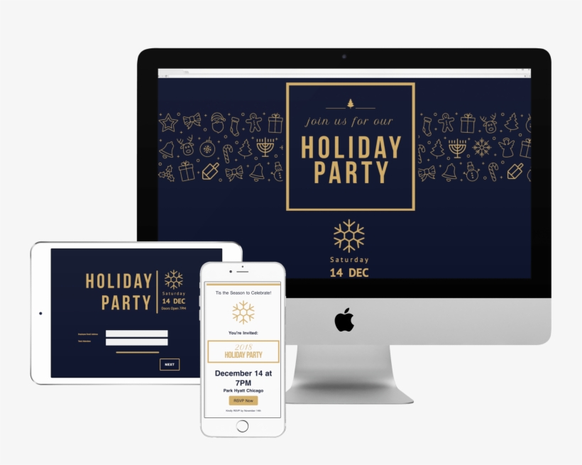 Planning A Holiday Party Rsvpify Makes Holiday Party - Party, transparent png download