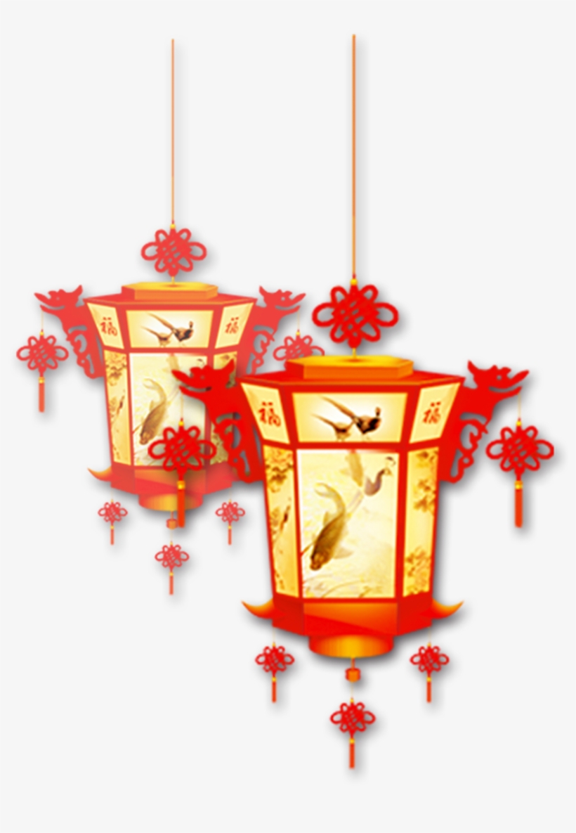 Chinese Style Festive Lanterns Transparent Decorative - Kung Hei Fat Choi 2018, transparent png download