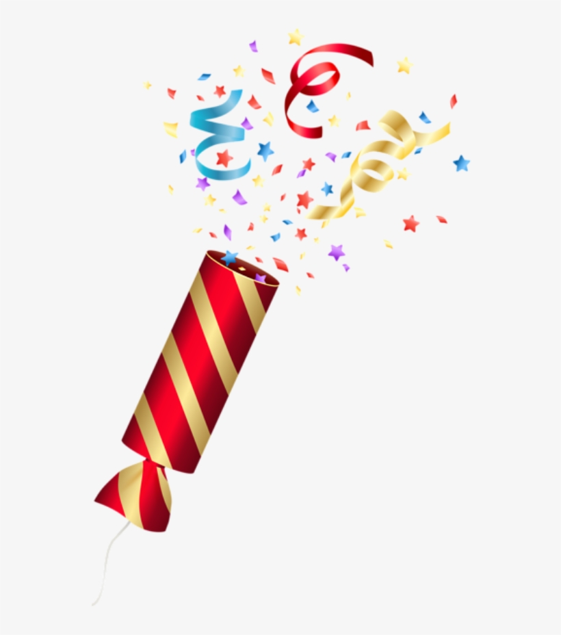 Imagem De Festa Confetes De Aniversário - Png Conféti Clipart, transparent png download