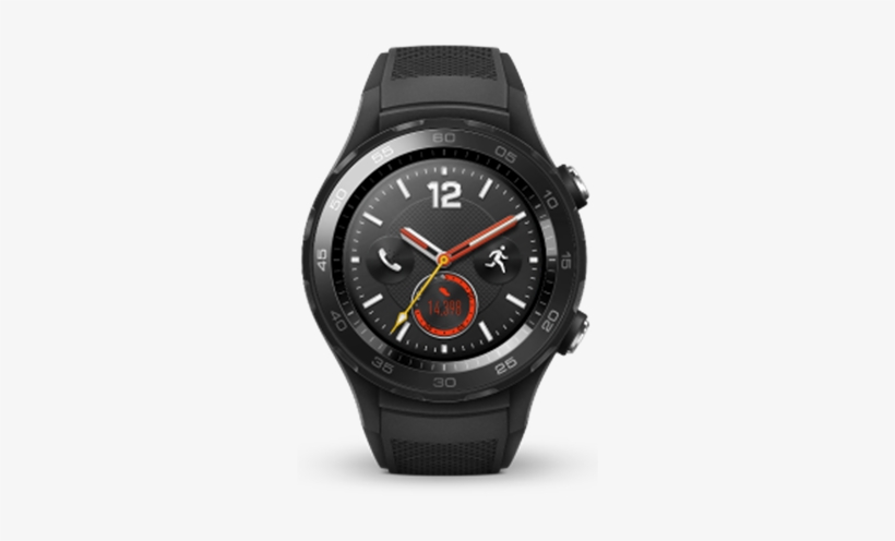 Huawei Launches Australia's First 4g Sim Enabled Smart - Huawei Smart Watch 2 4g Leo-dlxx - Carbon Black, transparent png download