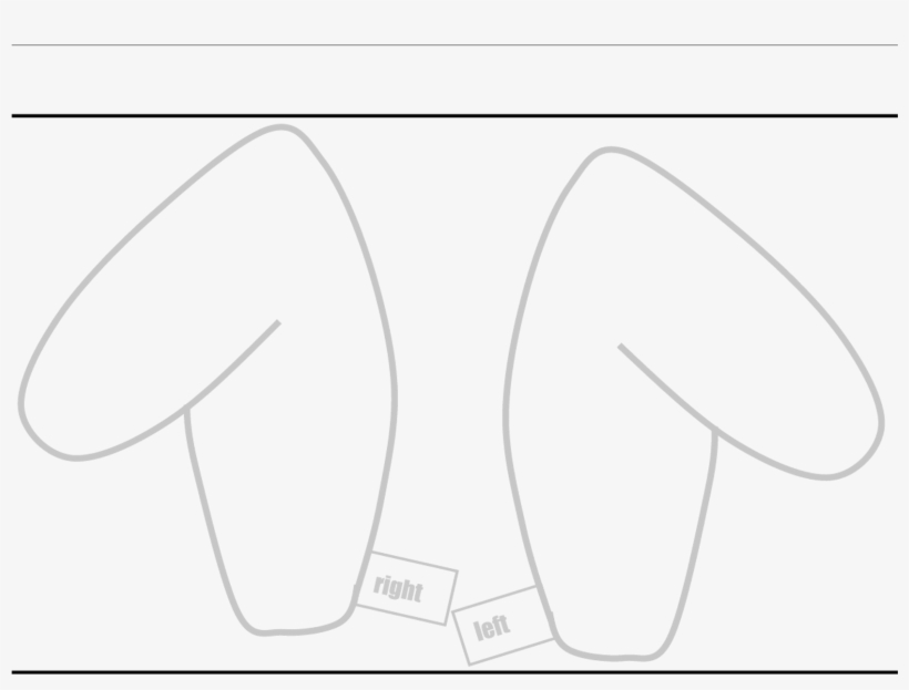 Easter Bunny Ears Pattern With Pictures Large Size Ear PNG Image