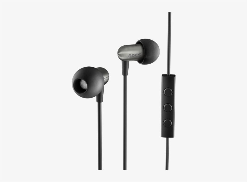 Ns800 001 - Nocs Ns800 - Headset - In-ear - Black, transparent png download
