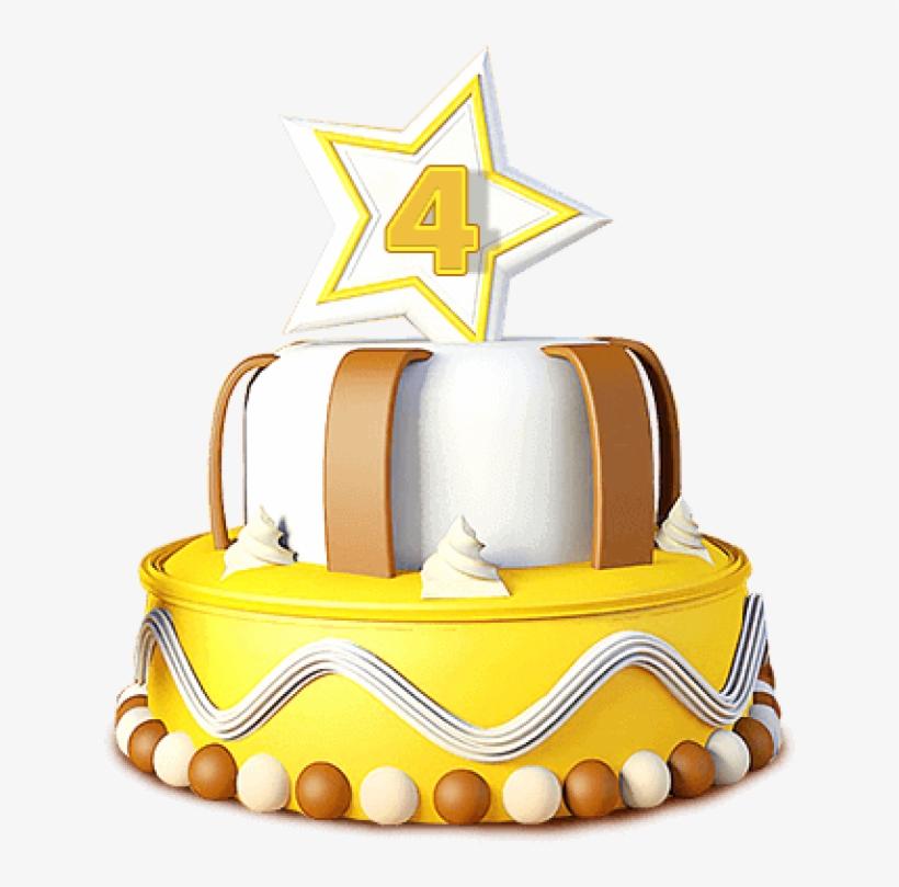 Mejores Productos 4 Aniversario 500x383@2x - Birthday Cake, transparent png download