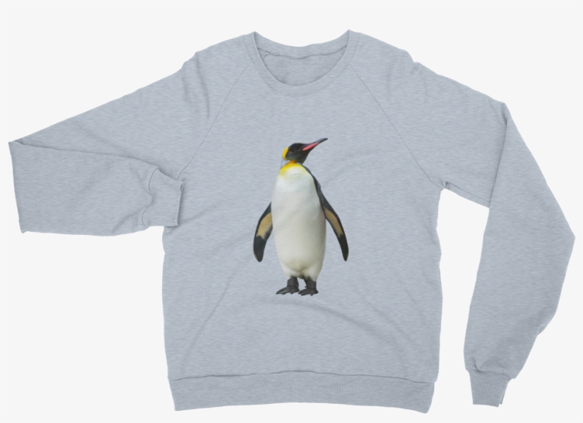 Emperor-penguin Print Unisex California Fleece Raglan - Sweater, transparent png download