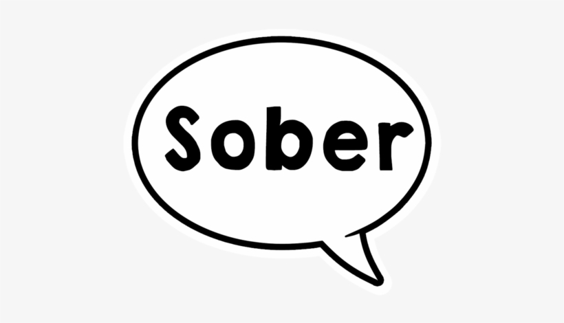 Team Drunk/sober Speech Bubble - Circle, transparent png download
