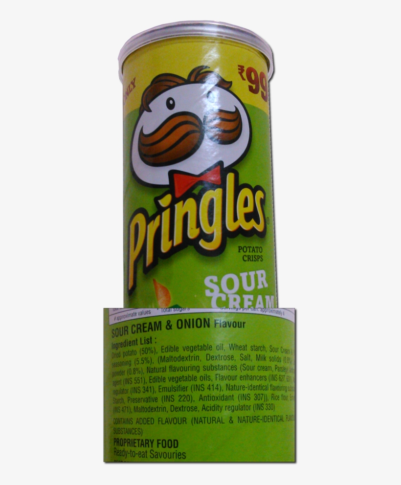 Ingredients Of A Box Of Pringles Chips - Pringles Potato Crisps, French Onion Dip - 5.5 Oz, transparent png download
