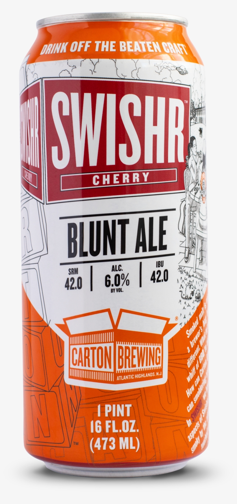 Swishr Cherry - Carton Brewing, transparent png download