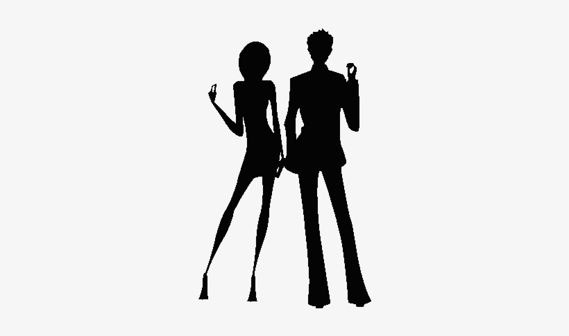 Couples Silhouettes - Despedida De Soltera Y Soltero Juntos, transparent png download