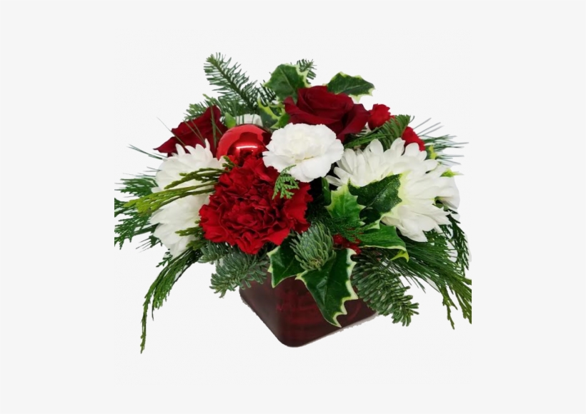 Image Of The Make Merry Floral Arrangement - Burwell Floral, transparent png download