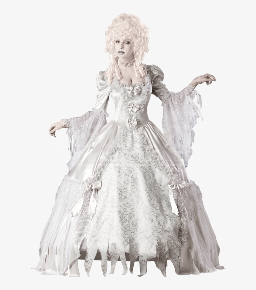 Womens Ghost Countess Costume - Victorian Woman Halloween Costume, transparent png download