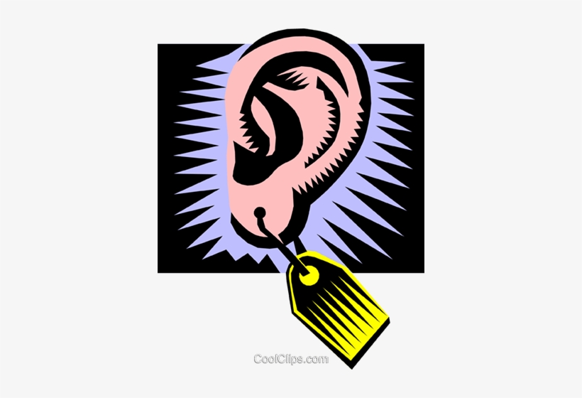 Ear, Price Tag Royalty Free Vector Clip Art Illustration, transparent png download