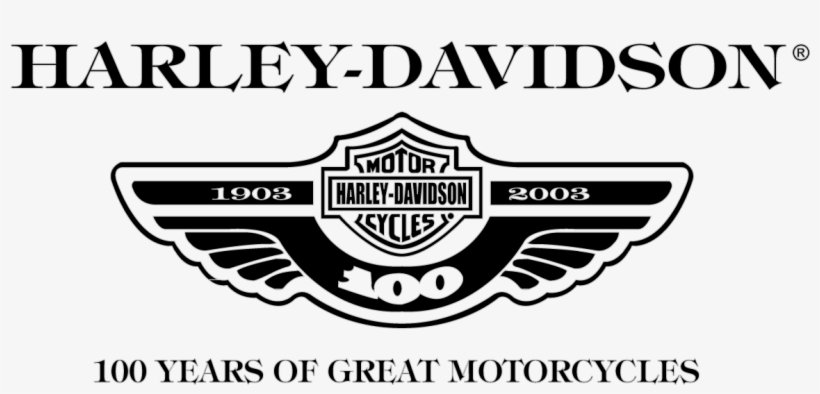 Harley Davidson 100 Years Of Great Motorcycles Wings - Harley Davidson 100 Years, transparent png download