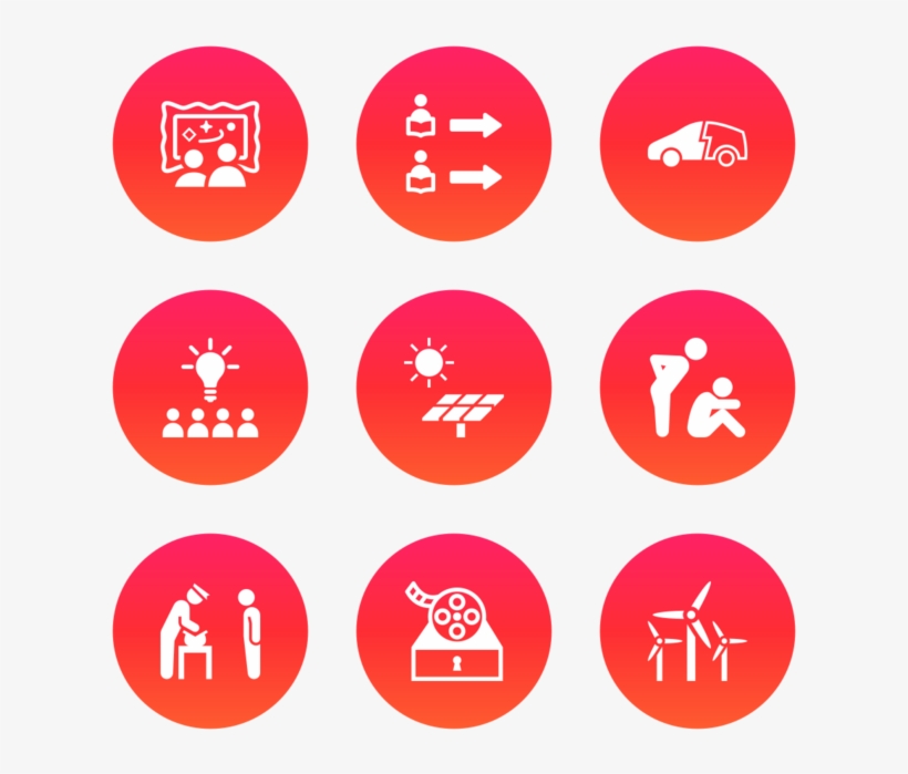 Iconathon Icon In Style Flat Circle White On Ios Orange - Icon, transparent png download