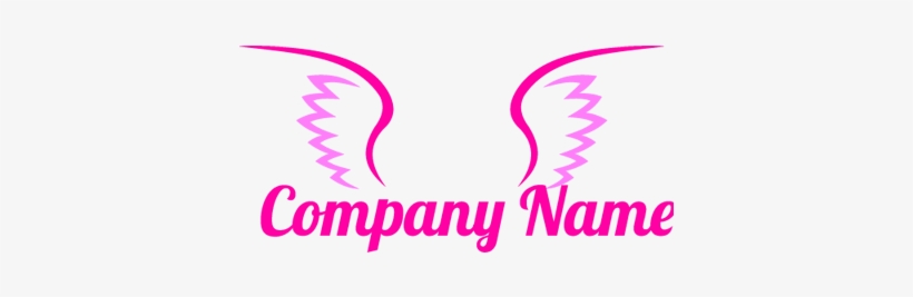 Pink Wings Logo, transparent png download