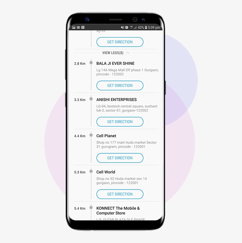 Tap Visit Store Option To Get A List Of Nearby - Iphone, transparent png download