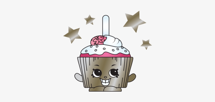 Metallic Cupcake Chic Charm Art - Shopkins Cupcake Chic Charm, transparent png download