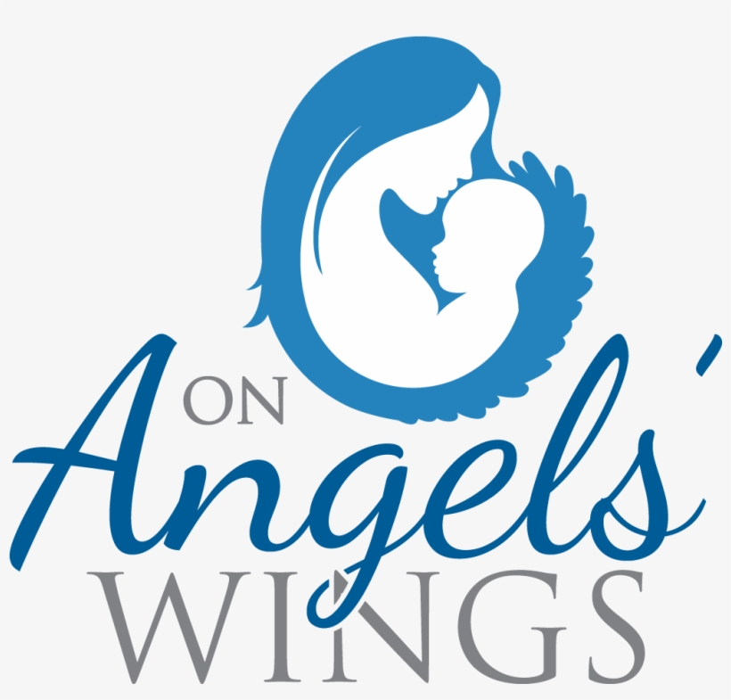 On Angel's Wings Logo - Aquarius Handwriting, transparent png download