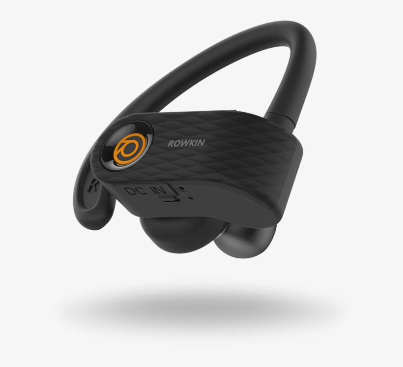Rowkin Surge Product Gallery 2 - Rowkin Surge Bluetooth Wireless Earbuds (orange/black), transparent png download
