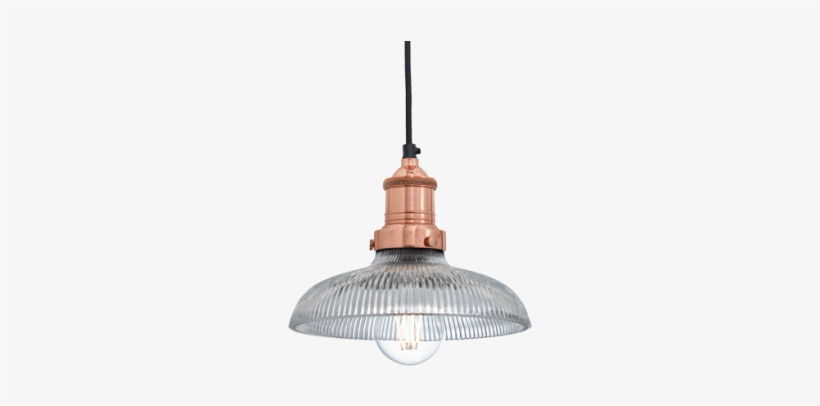 Br Gdp8 C - Ribbed Glass Pendant Lights, transparent png download