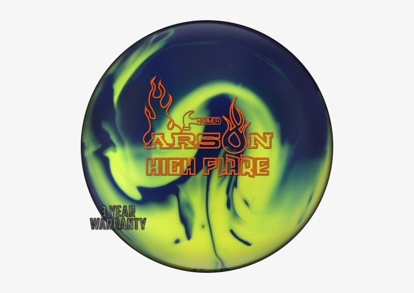 Arson High Flare Solid - Hammer Arson High Flare Bowling Ball, transparent png download