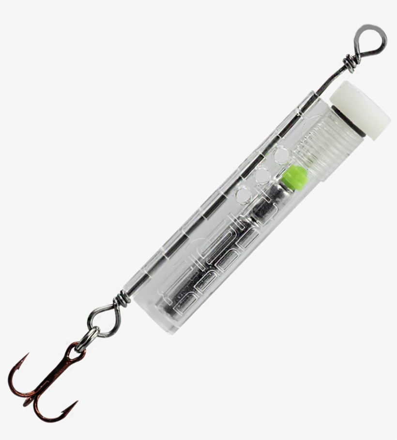 Jigging Spoon With Green Led And Vmc Treble Hook - Jigging, transparent png download