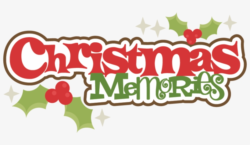 Large Christmas Memories Title - Christmas Memories, transparent png download