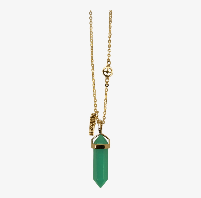 Green Quartz Necklace - Necklace, transparent png download