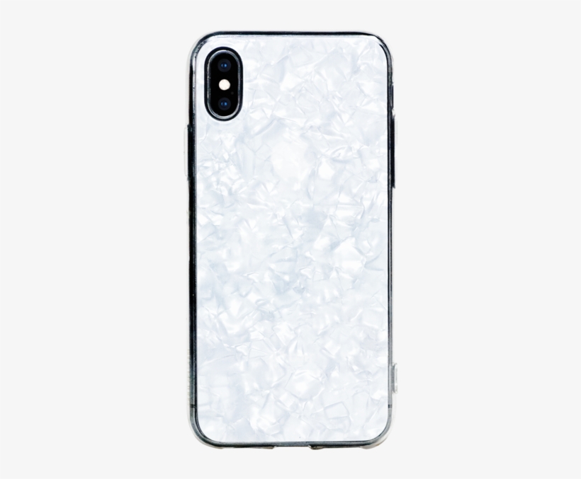 Chic ᛫ Pearl White ᛫ With Shimmering Effect ᛫ Double-layered - Iphone X, transparent png download