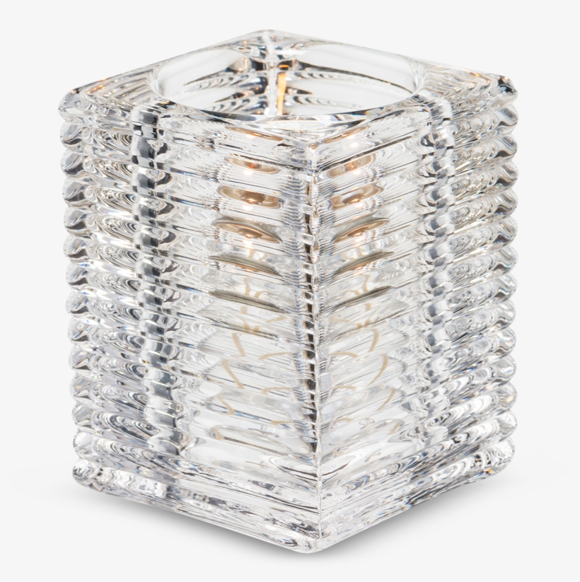 Square Ribbed Candle Holders - Candle, transparent png download