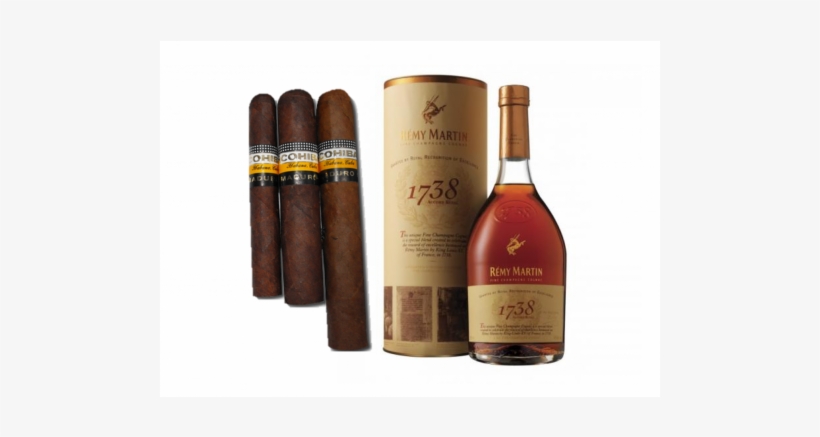 Cohiba Maduro 5 & Remy Martin - Remy Martin Cognac Fine Champagne, transparent png download