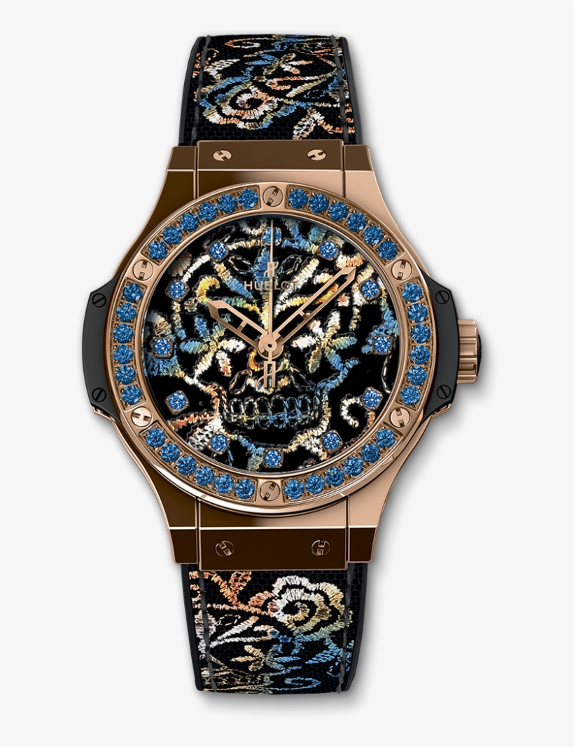 Big Bang Broderie Sugar Skull Gold - Hublot 343 Ps 6599 Nr 1201, transparent png download