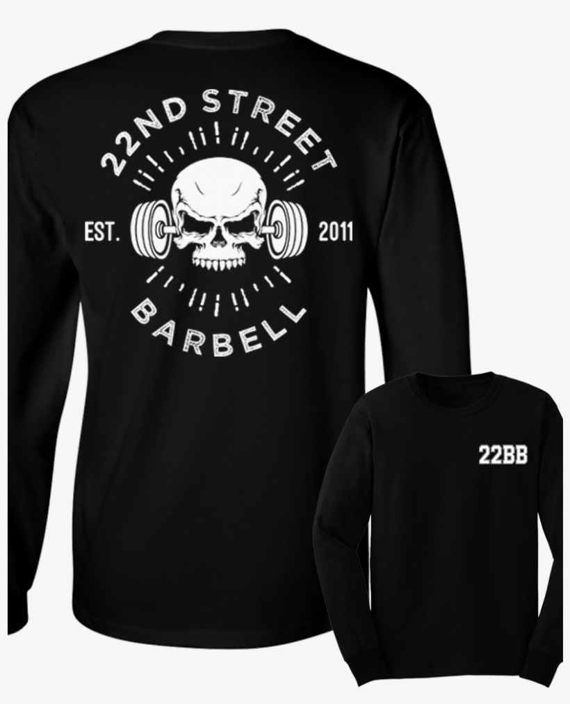 22bb "gold Skull" Long Sleeve - Tribal Skull On Black Mouse Pad, transparent png download