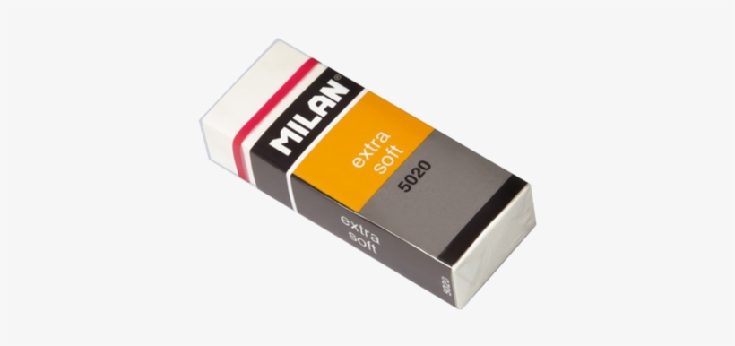 The First Extra Soft Plastic Eraser Was Created - Milan Soft Eraser 5020/4 Into, transparent png download
