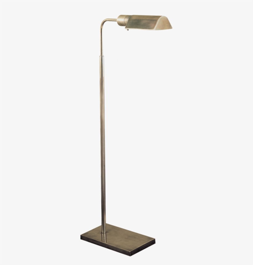Studio Adjustable Floor Lamp In Antique Nickel - Visual Comfort Studio Floor Lamp, transparent png download