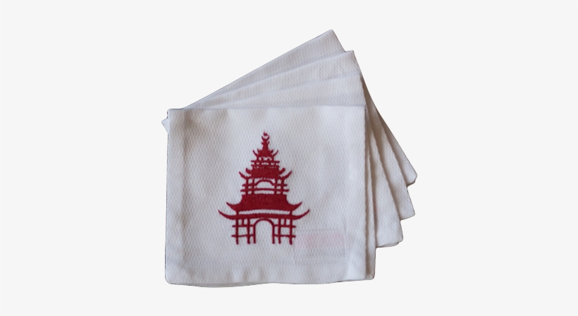 Pagoda Cocktail Napkin - Stitch, transparent png download