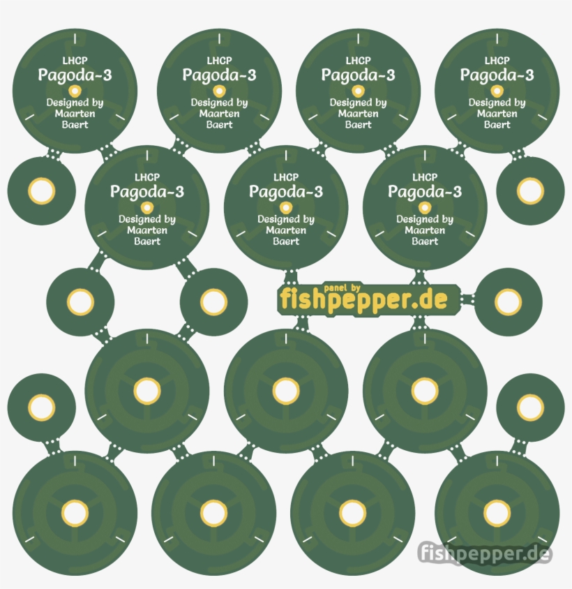 Pagoda 3/3b Antenna 70 Sets Shipped For $11 - Pagoda 3, transparent png download