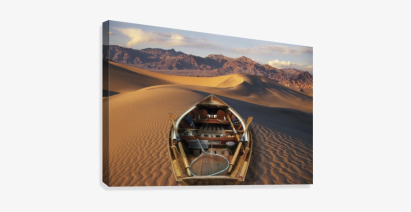 Drift Boat Resting On Sand Dunes In Death Valley National - Death Valley National Park, transparent png download