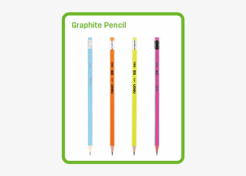 Eu51806 Graphite Pencil 2b W/eraser - Writing, transparent png download
