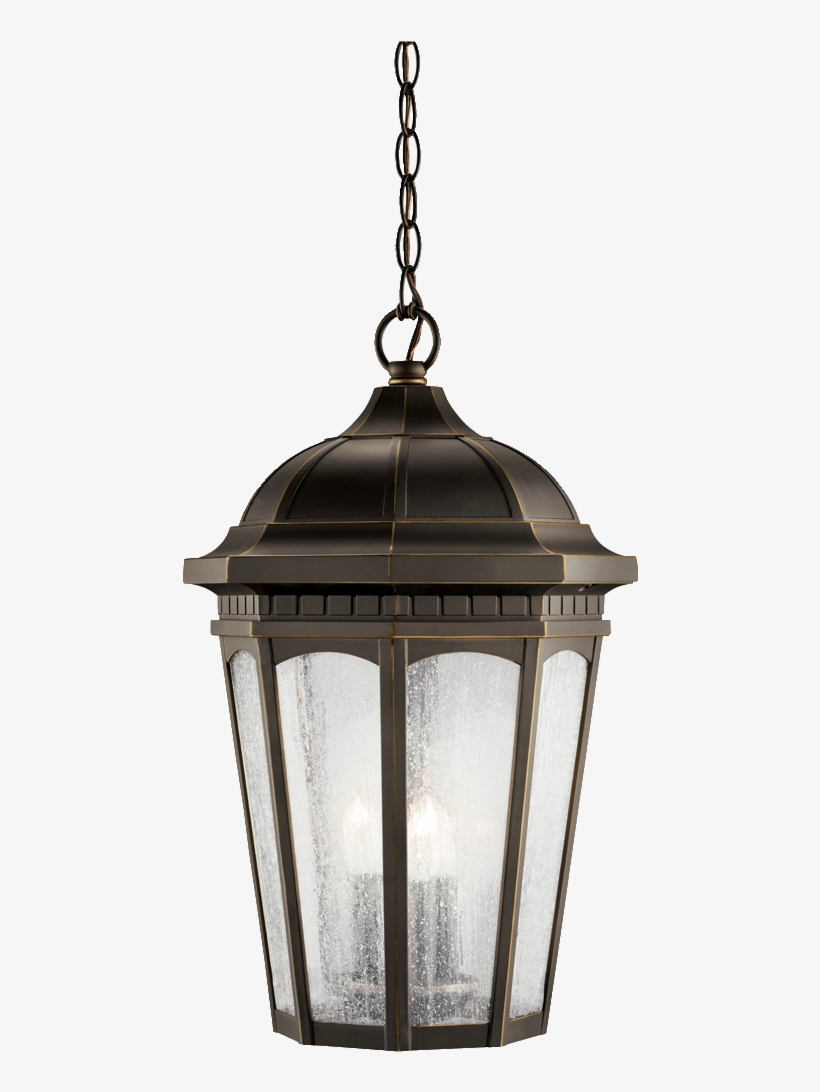 Loading Zoom - Kichler Three Light Rubbed Bronze Hanging Lantern 9539rz, transparent png download