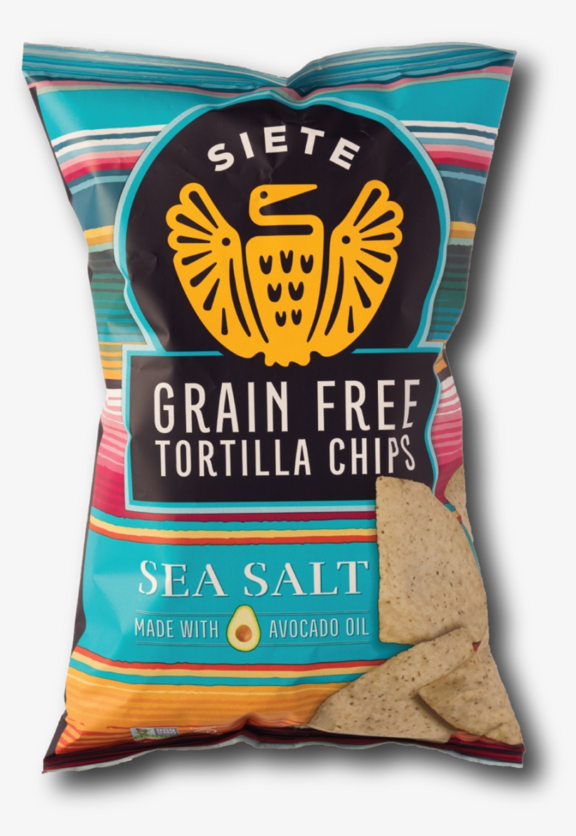 Grain Free Tortilla Chips - Siete - Grain Free Tortilla Chips Sea Salt - 5 Oz., transparent png download