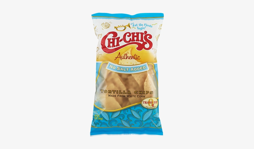 Chi-chi's® No Salt White Corn Tortilla Chips - Chi Chi's, transparent png download